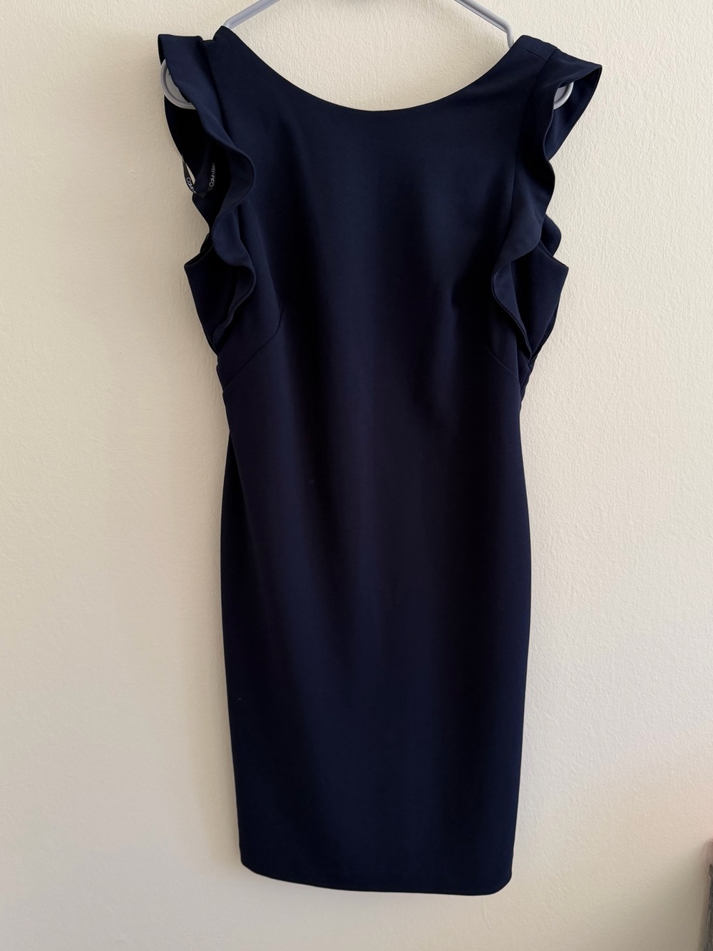 Calvin Klein Navy Sleeveless Midi Dress